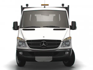 Mercedes Benz Dropside Tail Lift 2008 3D Model