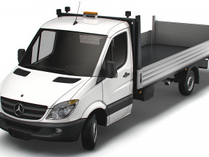 Mercedes Benz Dropside Tail Lift 2008 3D-Modell