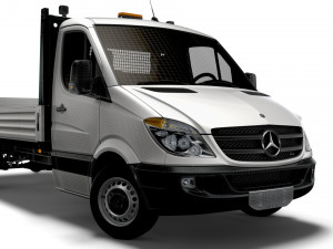 Mercedes Benz Dropside Tail Lift 2008 3D-Modell