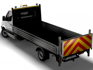 Mercedes Benz Dropside Tail Lift 2008 3D-Modell