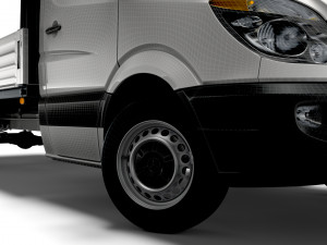 Mercedes Benz Dropside Tail Lift 2008 3D-Modell