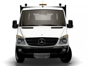Mercedes Benz Dropside Tail Lift 2008 3D Model