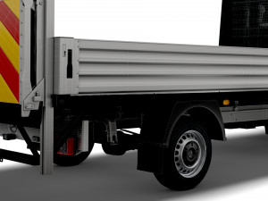 Mercedes Benz Dropside Tail Lift 2008 3D-Modell