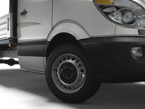 Freightliner Sprinter Dropside Tail Lift 2018 3D Model