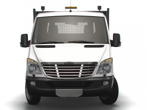 Freightliner Sprinter Dropside Tail Lift 2018 3Dモデル