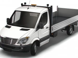 Freightliner Sprinter Dropside Tail Lift 2018 3D Model