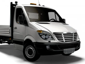 Freightliner Sprinter Dropside Tail Lift 2018 3D Model