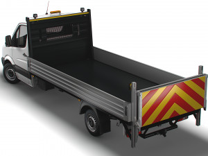 Volkswagen Crafter Dropside Tail Lift 2016 Model 3D