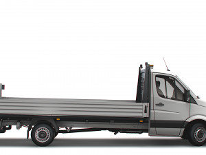 Volkswagen Crafter Dropside Tail Lift 2016 Model 3D