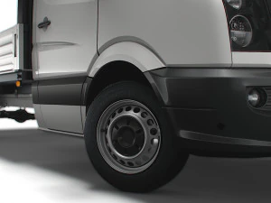 Volkswagen Crafter бортовой гидроборт 2016 3D Модель