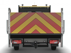 Volkswagen Crafter Dropside Tail Lift 2016 Model 3D