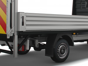 Volkswagen Crafter Dropside Tail Lift 2016 Model 3D
