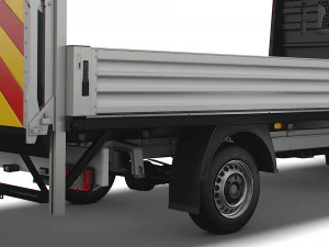 Volkswagen Crafter бортовой гидроборт 2016 3D Модель