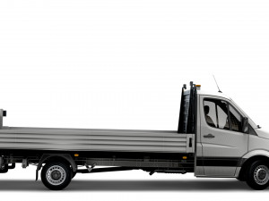Volkswagen Crafter Dropside Tail Lift 2016 Model 3D