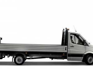 Volkswagen Crafter Dropside Tail Lift 2016 Model 3D