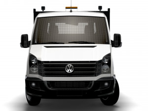 Volkswagen Crafter Dropside Tail Lift 2016 Model 3D