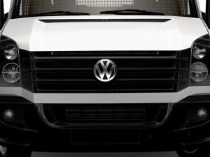 Volkswagen Crafter Dropside Tail Lift 2016 Model 3D