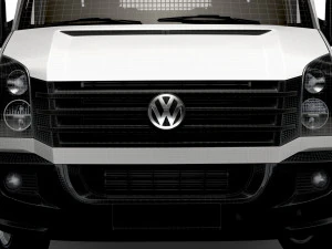 Volkswagen Crafter бортовой гидроборт 2016 3D Модель