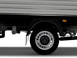 Volkswagen Crafter Dropside Tail Lift 2016 Model 3D