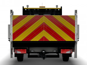 Volkswagen Crafter Dropside Tail Lift 2016 Model 3D
