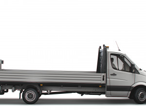 Dodge Sprinter Dropside Tail Lift 2009 3D Model