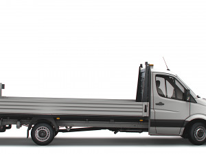 Dodge Sprinter Dropside Tail Lift 2009 3D Model
