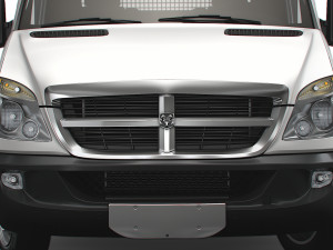 Dodge Sprinter Dropside Tail Lift 2009 3D Model