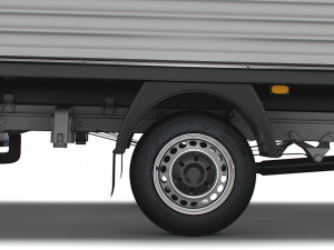 Dodge Sprinter Dropside Tail Lift 2009 3D Model