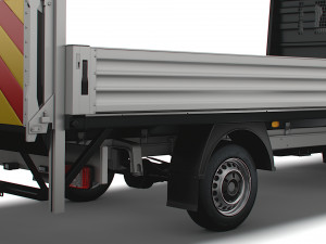Dodge Sprinter Dropside Tail Lift 2009 3D Model