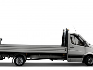 Dodge Sprinter Dropside Tail Lift 2009 3D Model