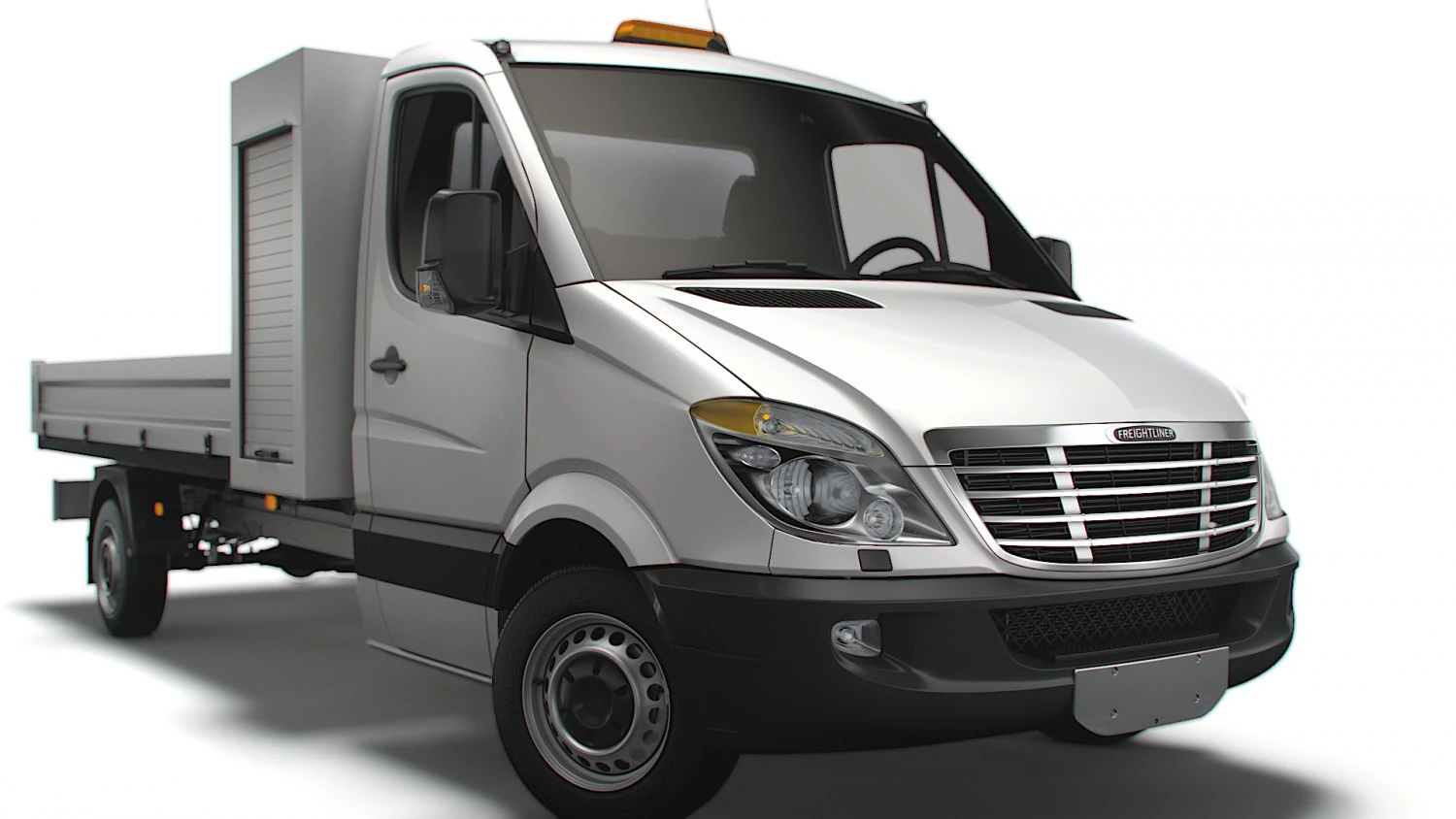 Freightliner Sprinter Single Cab Tipper Toolpod 2018 3D Model .c4d .max .obj .3ds .fbx .stl .blend