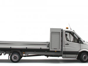 Freightliner Sprinter Single Cab Tipper Toolpod 2018 3D Model