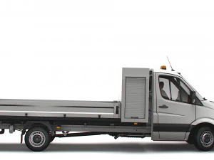 Freightliner Sprinter Single Cab Tipper Toolpod 2018 3D Model