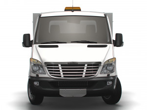 Freightliner Sprinter Single Cab Tipper Toolpod 2018 Modelo 3D