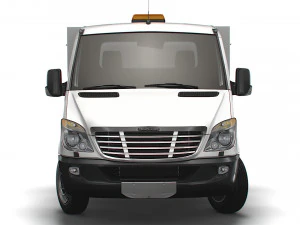 Freightliner Sprinter Single Cab Tipper Toolpod 2018 3D Model
