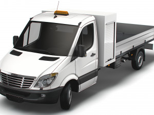 Freightliner Sprinter Single Cab Tipper Toolpod 2018 Modelo 3D