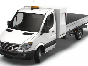 Freightliner Sprinter Single Cab Tipper Toolpod 2018 3D Model