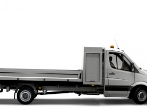 Freightliner Sprinter Single Cab Tipper Toolpod 2018 Modelo 3D