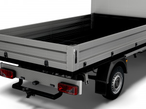 Freightliner Sprinter Single Cab Tipper Toolpod 2018 Modelo 3D