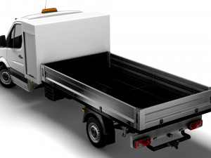 Freightliner Sprinter Single Cab Tipper Toolpod 2018 Modelo 3D