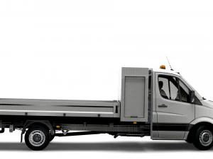 Freightliner Sprinter Single Cab Tipper Toolpod 2018 3D Model