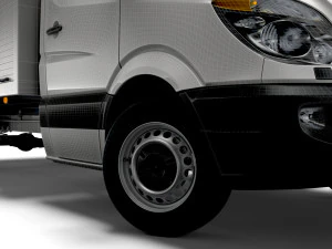 Freightliner Sprinter Single Cab Tipper Toolpod 2018 3D Model