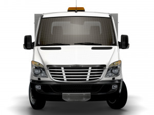 Freightliner Sprinter Single Cab Tipper Toolpod 2018 Modelo 3D