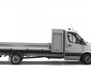 Dodge Sprinter Single Cab Tipper Toolpod 2009 3Dモデル