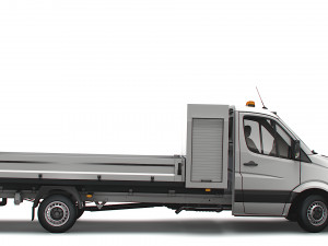 Dodge Sprinter Single Cab Tipper Toolpod 2009 3Dモデル