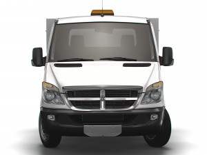 Dodge Sprinter Single Cab Tipper Toolpod 2009 3Dモデル