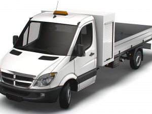 Dodge Sprinter Single Cab Tipper Toolpod 2009 3Dモデル