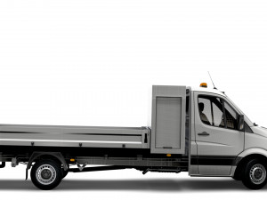 Dodge Sprinter Single Cab Tipper Toolpod 2009 3Dモデル