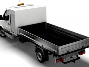 Dodge Sprinter Single Cab Tipper Toolpod 2009 3Dモデル