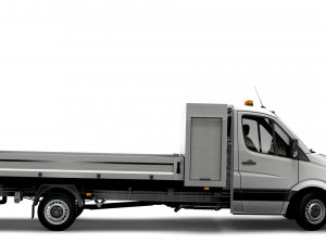 Dodge Sprinter Single Cab Tipper Toolpod 2009 3Dモデル